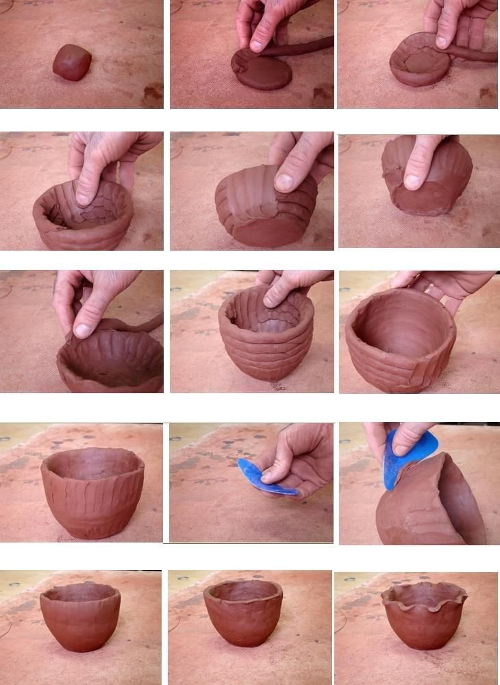 faire une assiette en poterie sans tour